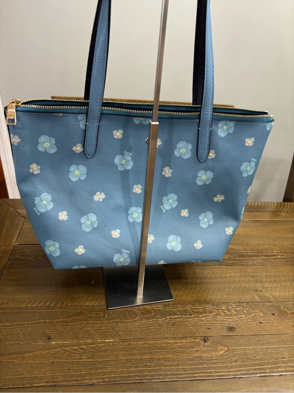 Coach Taylor Tote with Pansy Print